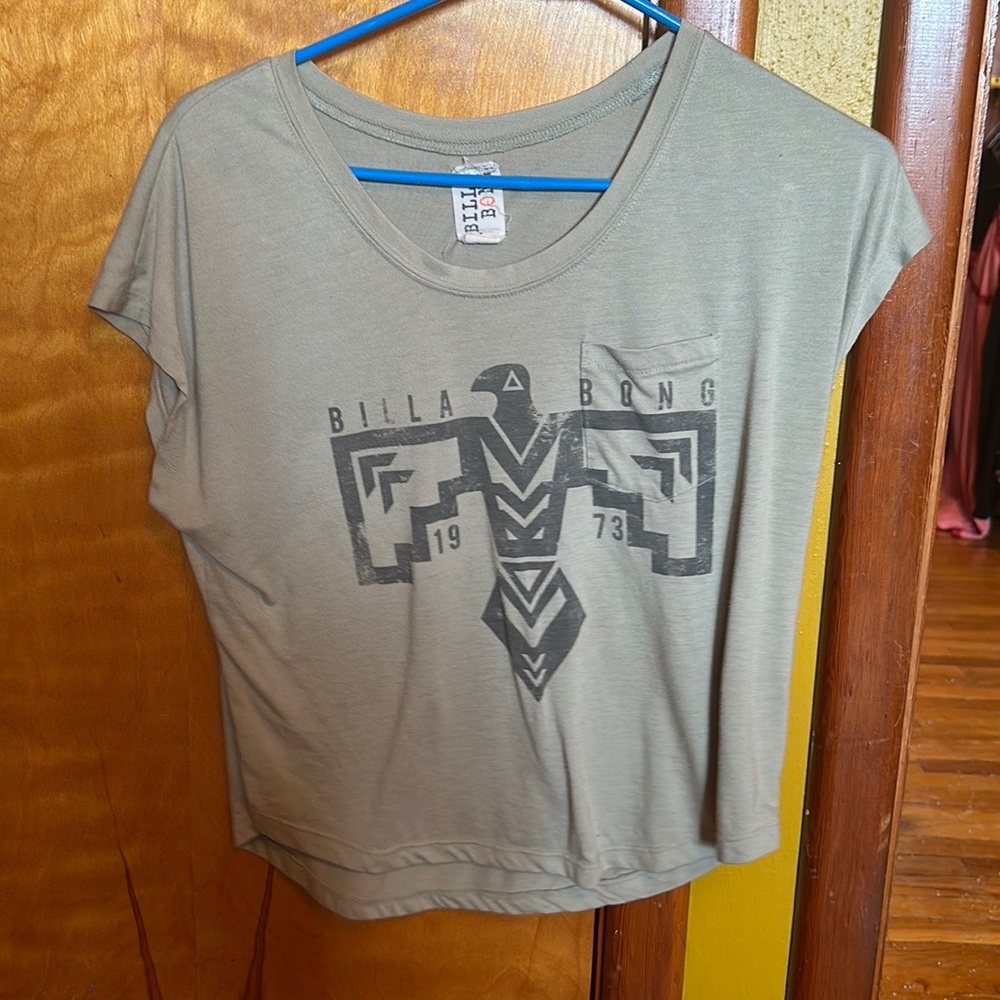Sage green longer crop top